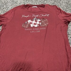 Women’s Red Graphic T-Shirt